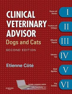   Advisor Dogs and Cats by Etienne Côté 2010, Hardcover