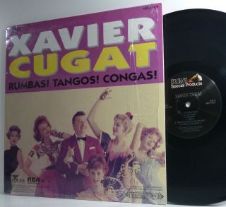 XAVIER CUGAT Rumbas Tangos Congas 1992 LPs Rare Vinyl