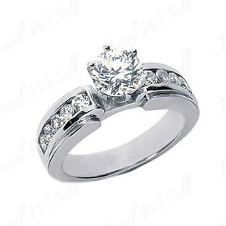 06 Ct Round Diamond Engagement Ring Gold Plated H SI2