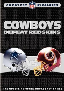 NFL Greatest Rivalries Cowboys Defeat Redskins DVD, 2010, 5 Disc Set 
