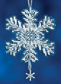 Mill Hill Snow Crystals Ice Crystal MH16 2306 Charmed Ornament Kit