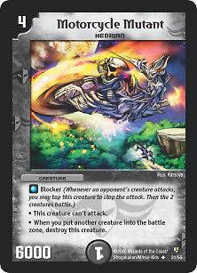 Duel Master TGC Motorcycle Mutant DM08 Epic Dragons of Hyperchaos
