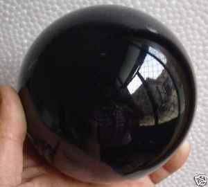 BEAUTIFUL BLACK QUARTZ CRYSTAL SPHERE BALL,size 50MM