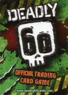 Deadly 60 Series 1 Trading Cards Rare Pick Choose Free Post UK