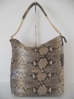 NWT $498 CYNTHIA ROWLEY Python Snake Embossed Leather Handbag Tote 