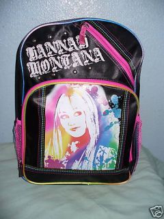 Disney Hannah Montana/Miley Cyrus School Backpack NWT