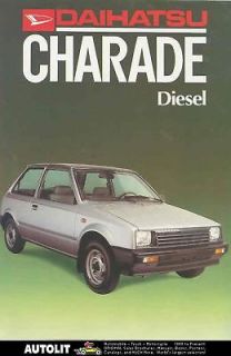 1983 Daihatsu Charade Diesel Brochure German