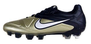 Nike Ctr360 Maestri II FG Sz 8 Mens Soccer Cleats Gold/White/Bla​ck