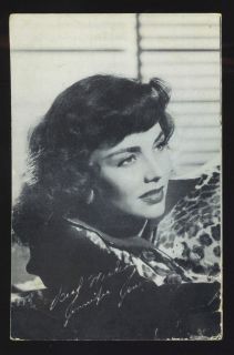 JENNIFER JONES ~ MOVIE ACTRESS, VANGUARD STUDIO ~ used 1947