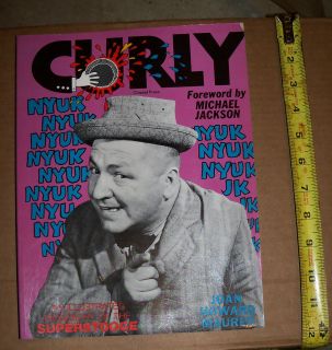 Curly A Biography Book By Joan Howard 1985 3 STOOGES foreword by 