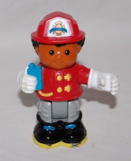 Fisher Price Little People Fire Fighter Figure Bendable Little People 