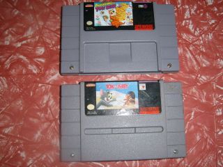 SNES GAMES, ADVENTURES OF YOGI BEAR AND TOM AND JERRY TESTED 