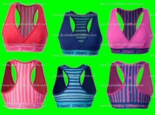 Zumba Color Block V Bra Top   3 colors to choose from