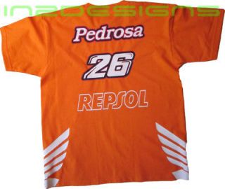 Dani Pedrosa Repsol inspired tshirt Awesome ORANGE