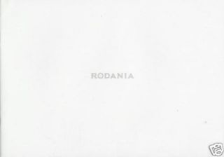 Rodania Swiss Watches Catalog Fusion Cycle Adage AB 1