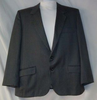 Mens Louis Roth Clothes Gray Pinstripe Sport Jacket Size 40S