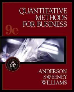 Quantitative Methods for Business by Dav