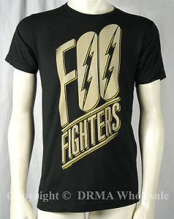   FOO FIGHTERS Band Slanted Logo T Shirt S M L XL XXL Dave Grohl NEW