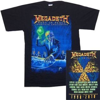 MEGADETH   RUST IN PEACE 2010 TOUR GF/DULUTH T SHIRT   NEW ADULT 