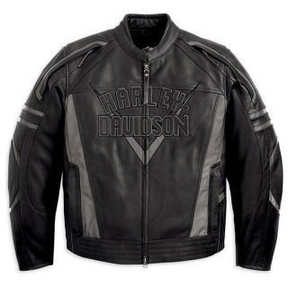 Harley Davidson Mens Android 360 Leather Jacket, Black, Size M