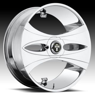 32 DUB SPIN Markee Wheel SET Chrome Spinner 32x10 RWD 5 & 6 LUG RIMS 