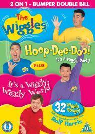 THE WIGGLES HOOP DEE DOO / ITS A WIGGLY WIGGLY WORLD DVD KIDS