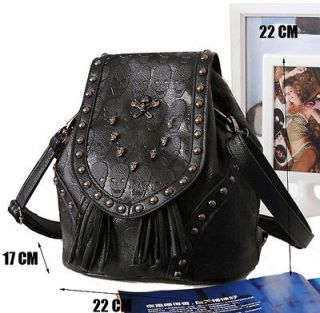 luxury Retro classic women Skull embossing Shoulder Bag backpack 