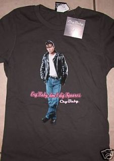 CRY BABY JOHNNY DEPP DIG SQUARES JUNIORS T SHIRT SMALL