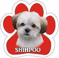Shihpoo Mixed Breed Dog Vinyl Car UV Coated Magnet 13125 126 Use on 
