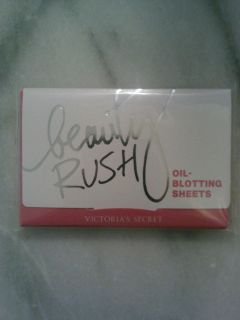 New & Sealed Victorias Secret Beauty Rush Oil Blotting Sheets 50 Pack 