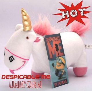 Despicable Me plush toy unicorn New with tag Pink stuffed SO FLUFFY 