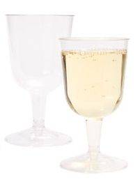    Clear Plastic 6 oz. Wine Glasses Bulk, Wholesale, Dessert Glasses