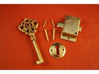 Grandfather Clock Door Lock and Fancy Key Set