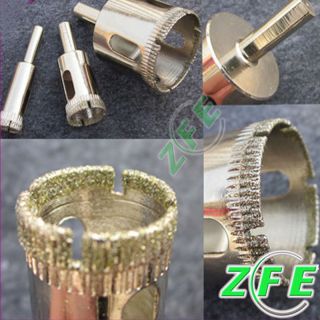 Diamond Tipped Tile Marble Hole Saw Drill Bit Select from 4mm to 75mm