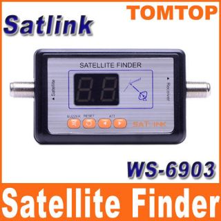   WS 6903 Digital Satellite Finder Meter LCD Displaying TV Signal Finder