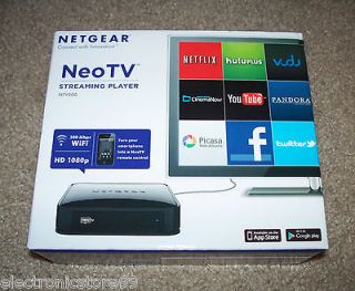   BOX NetGear NeoTV Neo TV 200 Digital Streaming Player Netflix NTV200