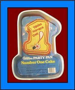 Wilton ***NUMBER ONE*** 1979 Cake Pan with INSERT