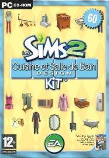 Les Sims 2 Cuisine Et Salle De Bain Design Kit   Tenues Rangements PC 