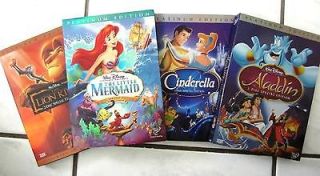 dvd (disney,dumbo,aladdin,the little mermaid)  wi