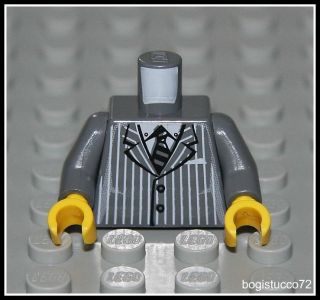 Lego Spiderman x1 Dark Gray Suit Torso ★ Tie Harry Osborn 4857 