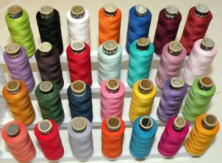 24 Spools 100% Cotton Thread. All Purpose Sewing thread