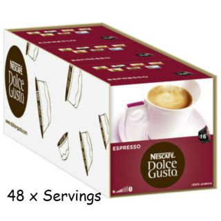 Nescafe Dolce Gusto Coffee Capsules  3 Boxs Of 16 Pods   Choice From 