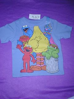NWT Sesame Street t shirt boy or girl size 6 9m Childrens Place Elmo 