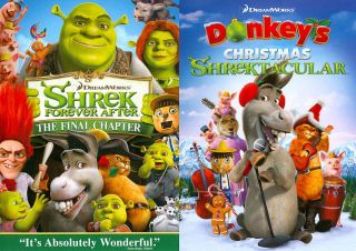 Shrek Forever After Donkeys Christmas Shrektacular DVD, 2010, 2 Disc 