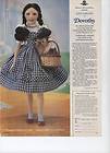 87 Judy Garland Dorothy Franklin Heirloom doll print ad