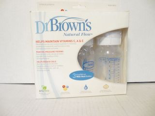 Dr. Browns Natural Flow bottles glass and polypropylene BPA FREE 2 