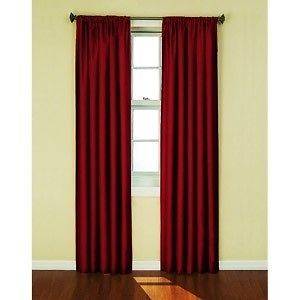New Panel Eclipse KENDALL Curtain Burgundy 42x63
