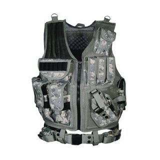 UTG Leapers 547 Law Enforcement Tactical Vest Army Digital PVC V547RT