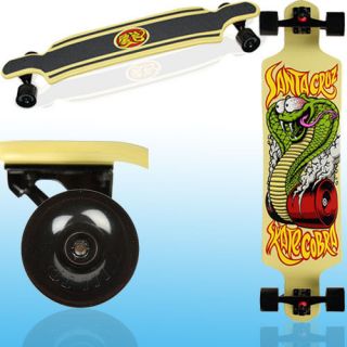 New SANTA CRUZ Skate Cobra Drop Down Complete Skateboard LONGBOARD 10 