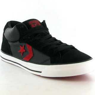  High Top Run Pro 2 Mid Black Red Mens Skate Shoes Sizes UK 8   12